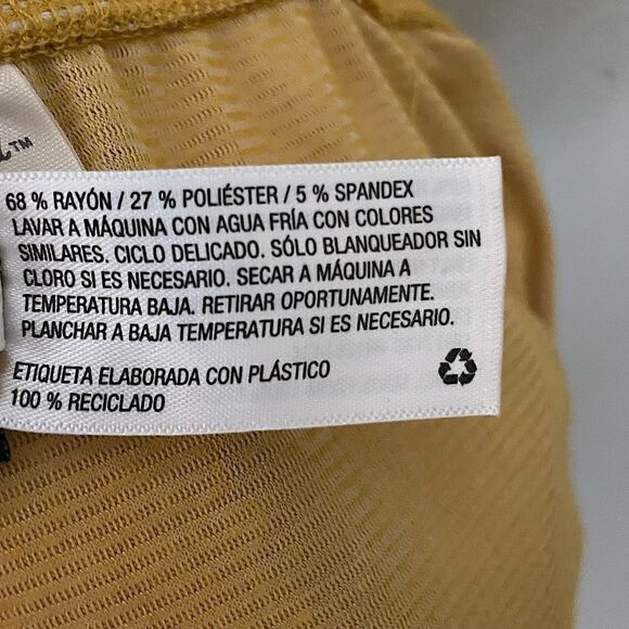 Universal Thread Yellow Adjustable-Strap Fit and Flare MIDI Dress. Size X-Small. - Picture 6 of 7